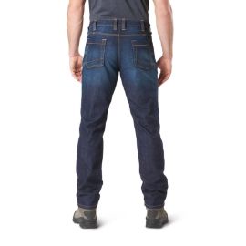 5.11 Tactical Men's Defender-Flex Slim Work Jeans, Patch Pockets, Fitted Waistband, Style 74465