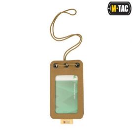 M-TAC TACTICAL BADGE HOLDER HANGING ID CARD CASE HOOK SURFACE DRAW CORD